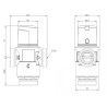 AFRISO Termostatyczny zawór mieszający ATM 881 DN25 G1 1/4" 20÷43°C Kvs 4,2 m3/h 1288110
